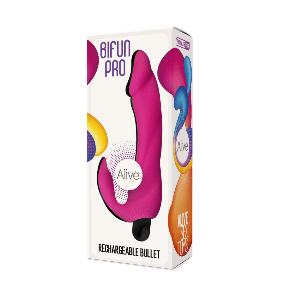 Alive Vibrator Rabbit Bifun Pro, 14.9cm, Roze