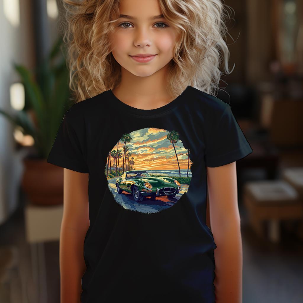 Camiseta Majica sa štampanim printom Cam 835, Dečija, Crna