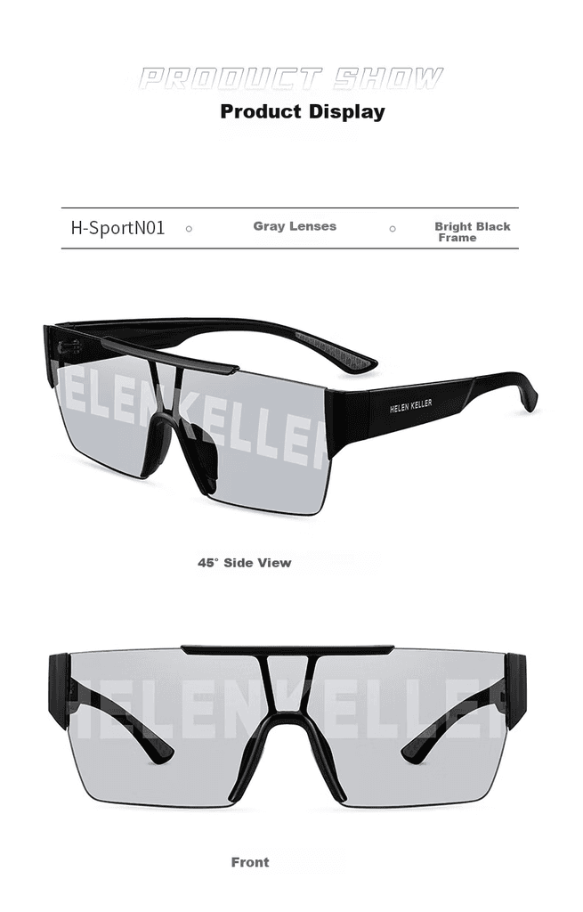 Helen Keller Unisex naočare za sunce, Cno-sive