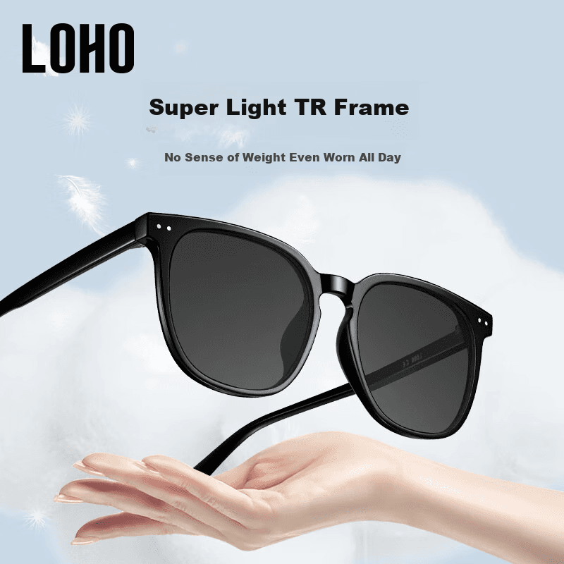 Loho Unisex naočare za sunce, Crne