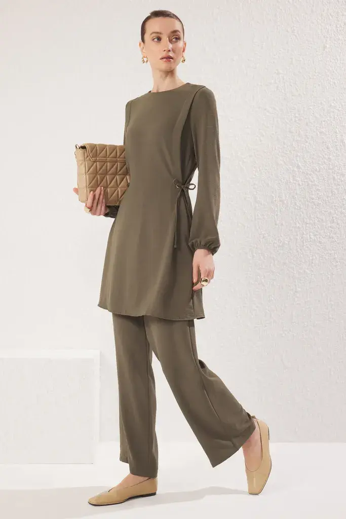 Trendyol Modest Ženski komplet Tctaw22Us0092, Kaki