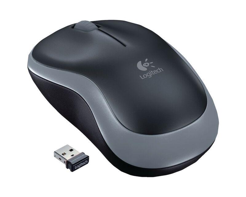 Logitech Miš M185 Wireless, Sivi