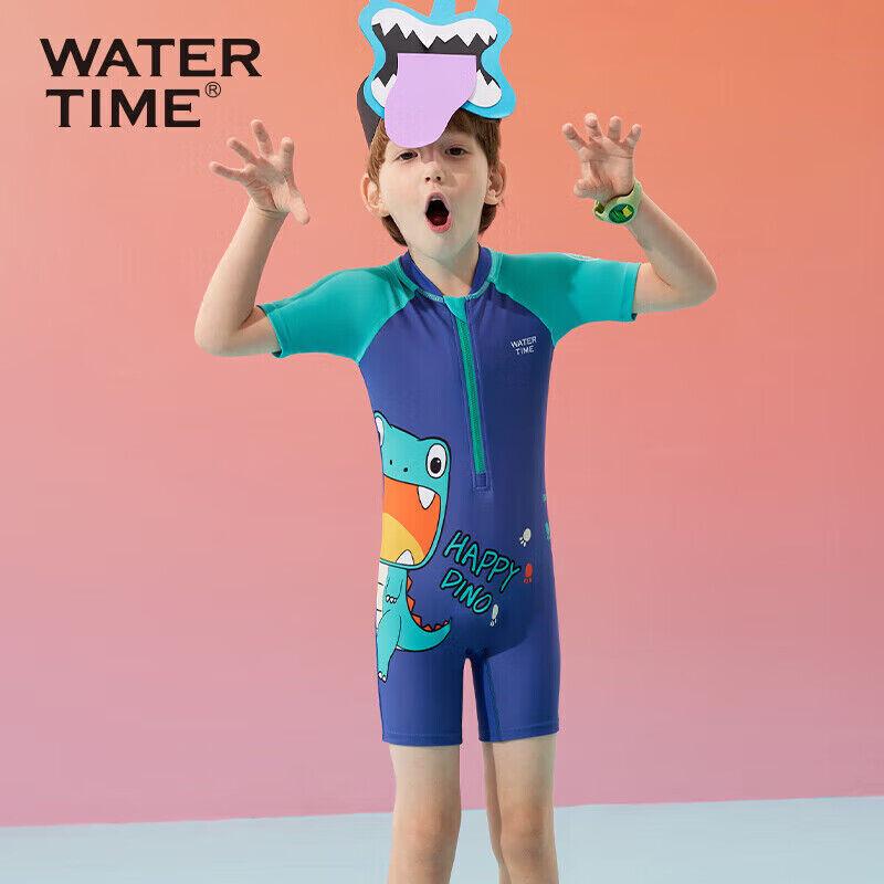 Watertime Jednodelni kupaći kostim za dečake, Plavi