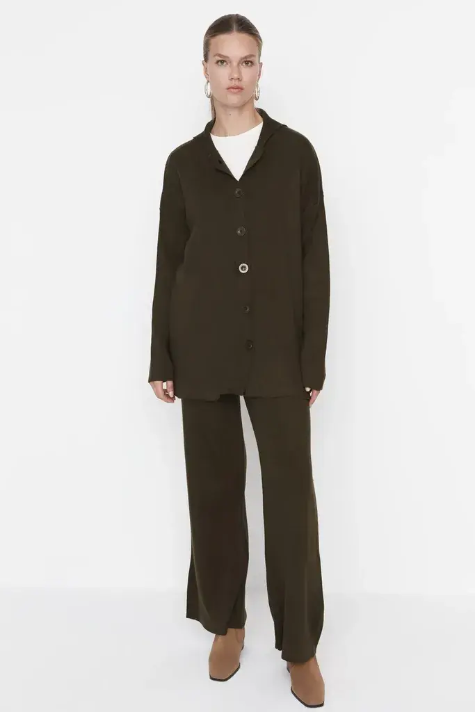 Trendyol Modest Ženski komplet Tctaw23Us00100, Zeleni