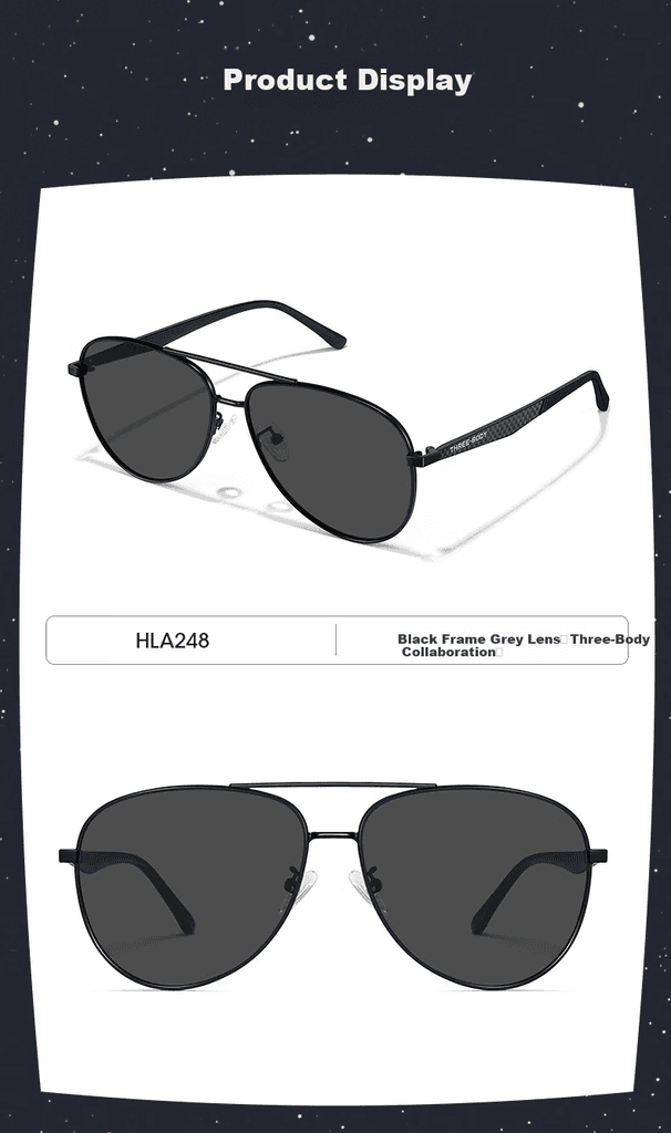 HLA Unisex naočare za sunce, Crna