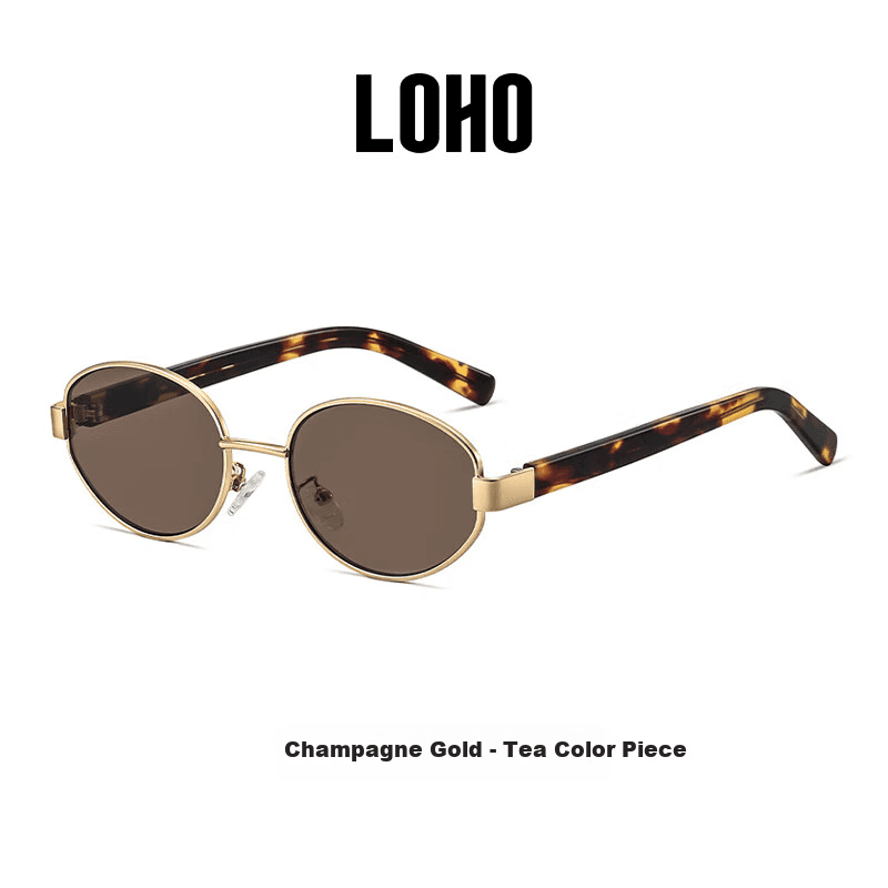 Loho Unisex naočare za sunce, Braon-zlatne