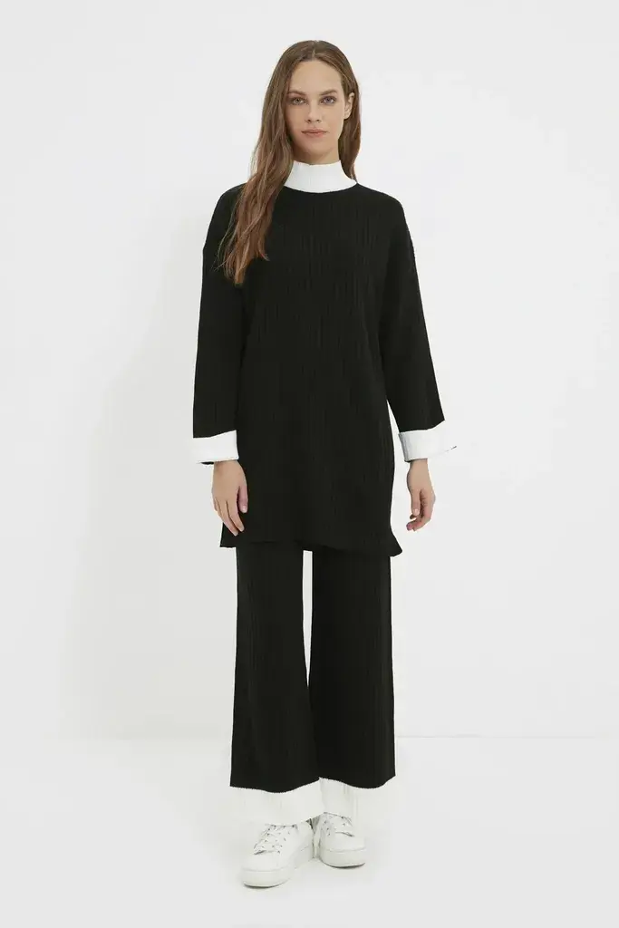 Trendyol Modest Ženski komplet Tctaw22Us0080, Crni