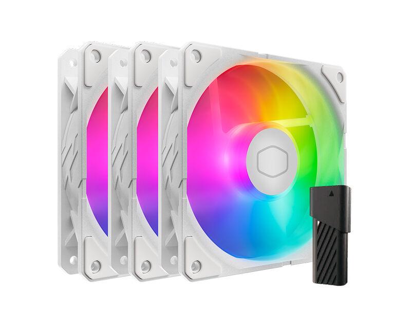 Cooler Master Set ventilatora SickleFlow Edge 120 ARGB, 3x120mm + kontroler, (MFX-B2DW-253P2-R2)