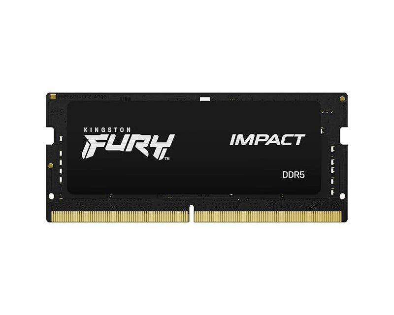Kingston RAM memorija KF560S38IB-16 FURY Impact, 16GB, DDR5, SODIMM, 6000MT/s Black, XMP