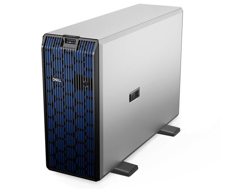 Dell Server PowerEdge T560, Xeon Silver 4510, 12-Core, 32GB, 480GB SSD RI, PERC H755, 1100W (1+1), 3Y NBD, Šine
