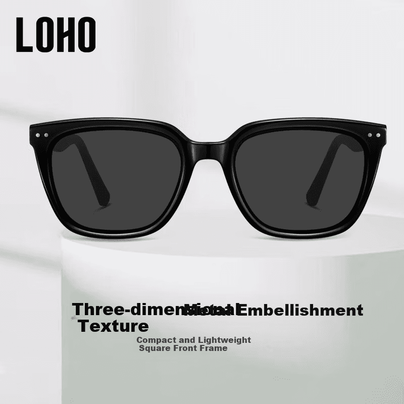 Loho Unisex naočare za sunce, Crna