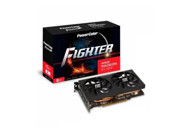 Powercolor Grafička kartica AMD Fighter RX 7600, GDDR6, 8GB, 128bit, 2xDP/2xHDMI