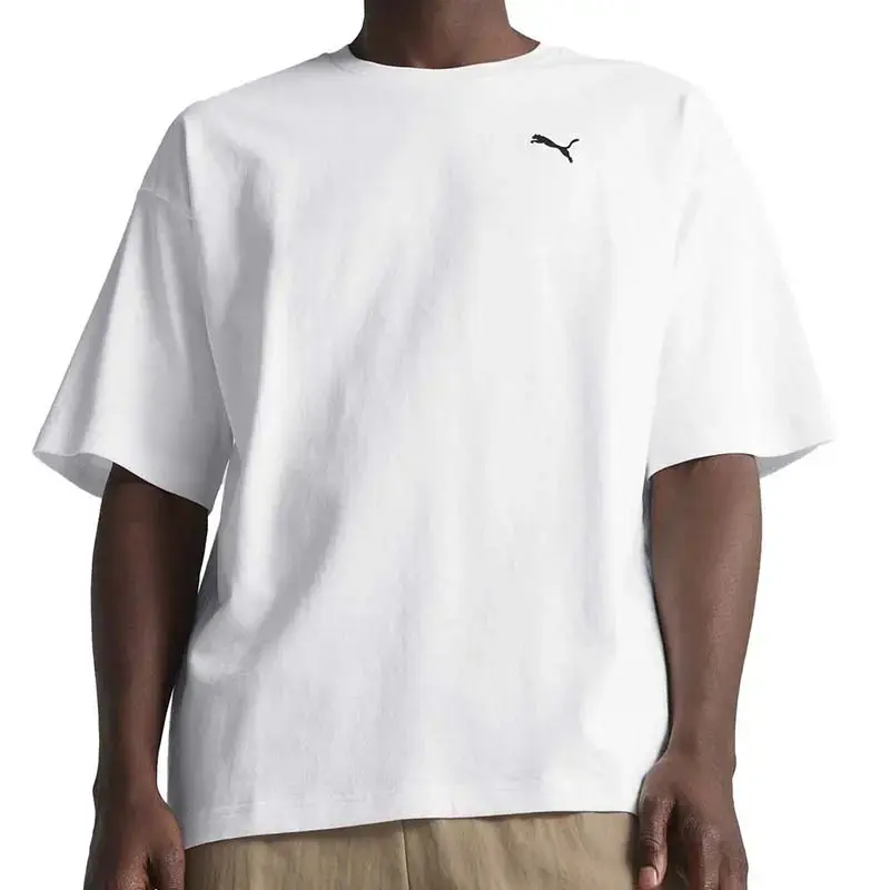 Puma Muška maijca Wardrobe ESS Tee, Bela