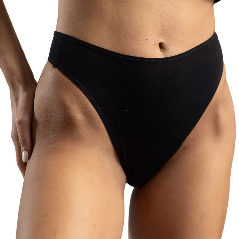 Pomirishi Ženski donji veš Tanga-brazilke, Crni