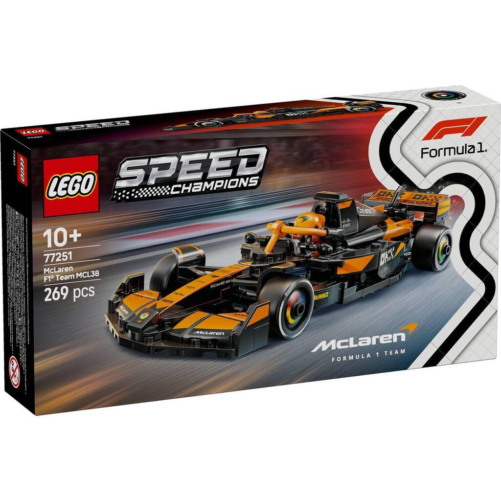 Lego šampioni brzine Meklaren F1 tim MCL38 trkački automobil 10+ igračka