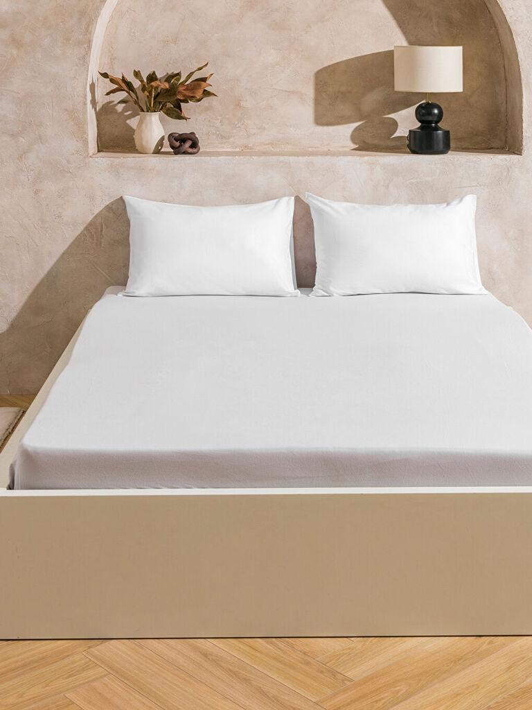 LC Waikiki Čaršav W5HR96Z8-DTY, 160x200 cm, Sivi