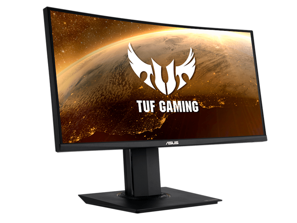 Asus Gaming monitor TUF VG24VQER 23.8", VA, zakrivljen, 1920x1080, 180Hz, 1ms MPRT, HDMIx2, DP, Freesync, VESA, Crni