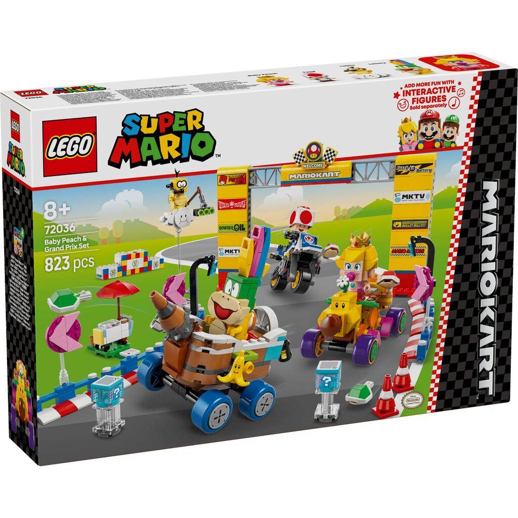 LEGO Super Mario Kart Beba Breskvica i grand-pri set 72036