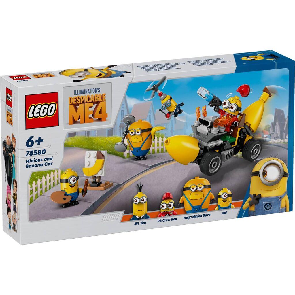 LEGO igračka LEGO kocke Despicable Me 4 Minions and Banana Car 6+