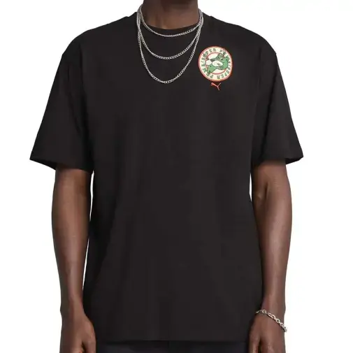 Puma Muška majica Graphics super, Crna