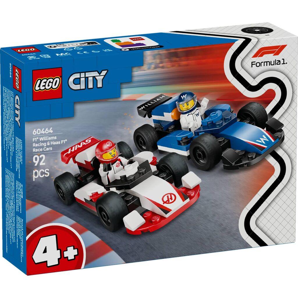 LEGO City F1 Williams racing i Haas F1 formule 60464