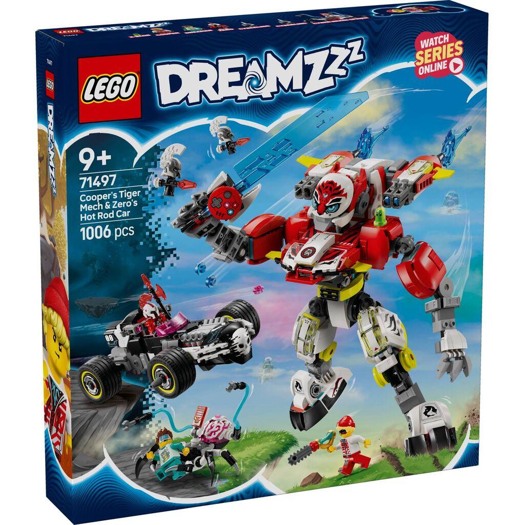 LEGO DREAMZzz Kuperov tigar-mek i Zirov hot rod 71497