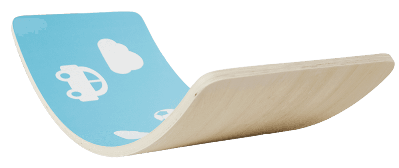 Rastimo Zajedno Drvena balans daska za dečake, Plava