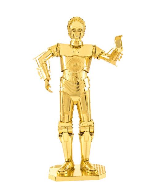 Metal Earth 3D metalna maketa STAR WARS Robot C-3PO, Zlatna boja