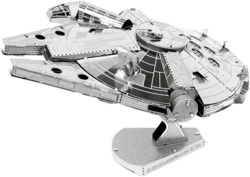Metal Earth 3D metalna maketa STAR WARS Falcon, Srebrne boje