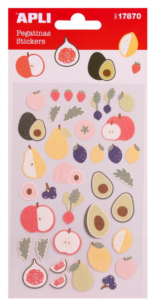 APLI Nalepnice Sveže voće, Šareno