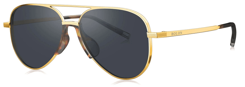 BOLON Muške naočare za sunce 0BS1002 C60 00, Zlatne boje