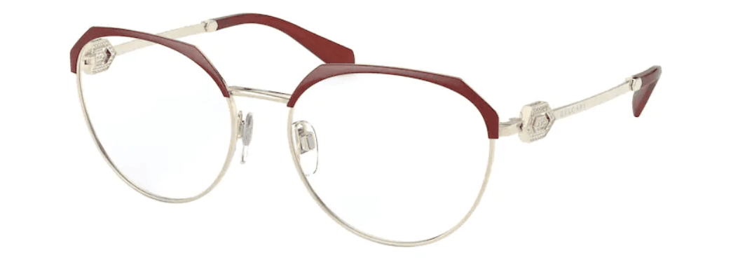 BVLGARI Okvir za naočare 0BV2214B 2054 54, Ženski, Crveni