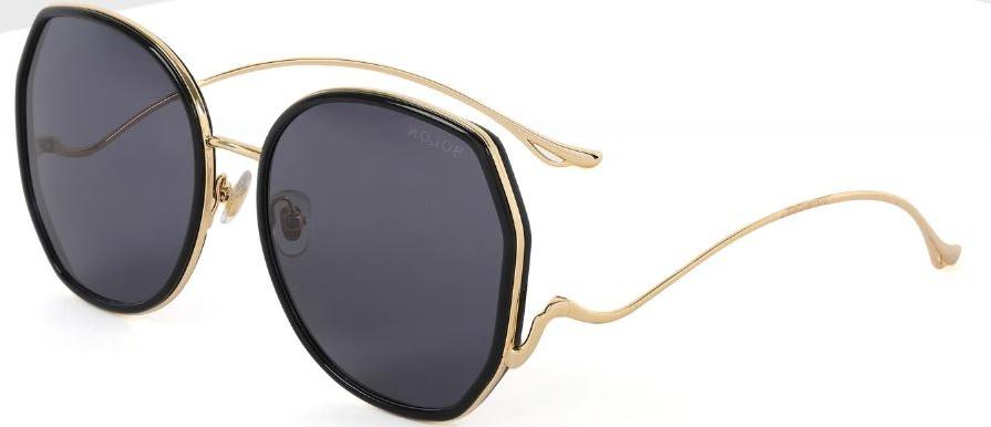 BOLON Ženske naočare za sunce 0BS6085 C10 59, Polarizovane, Crne