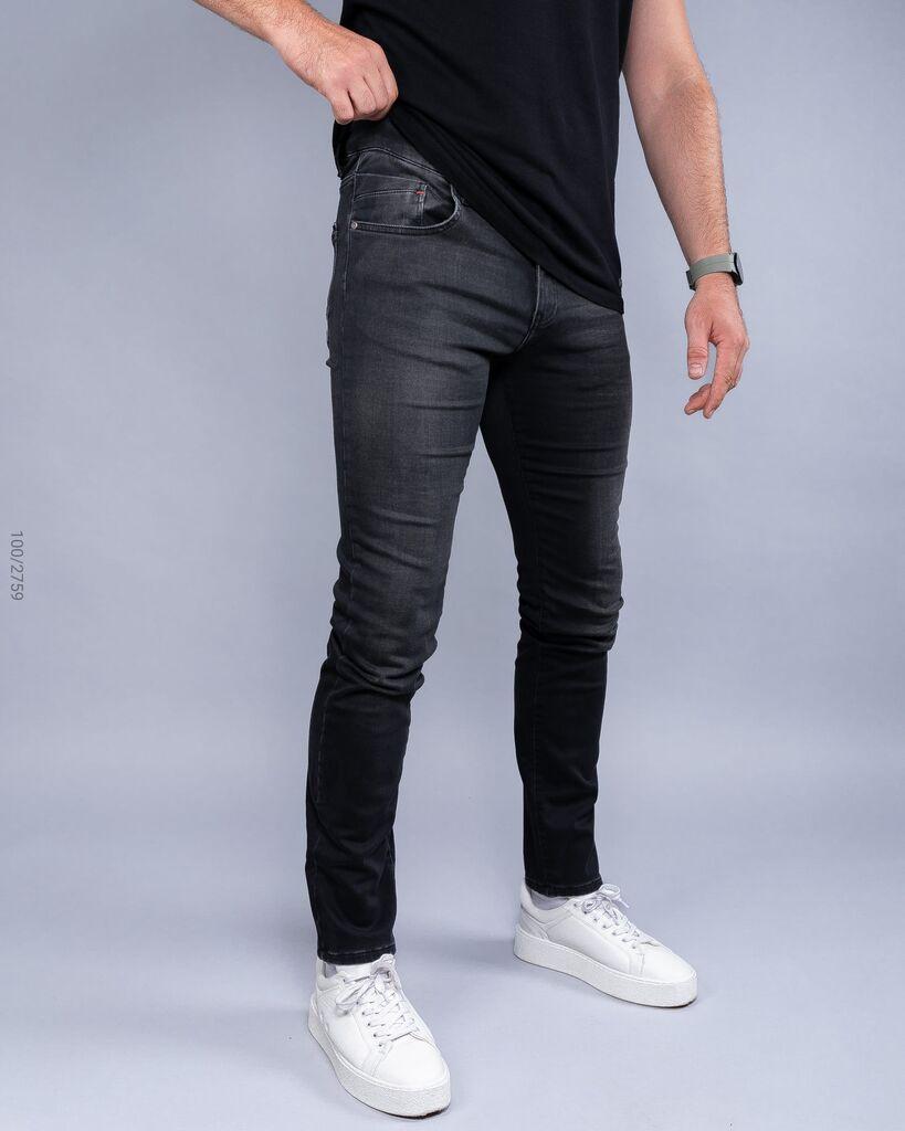 Denistar Muške farmerke 100/2759, Slim fit, Crne