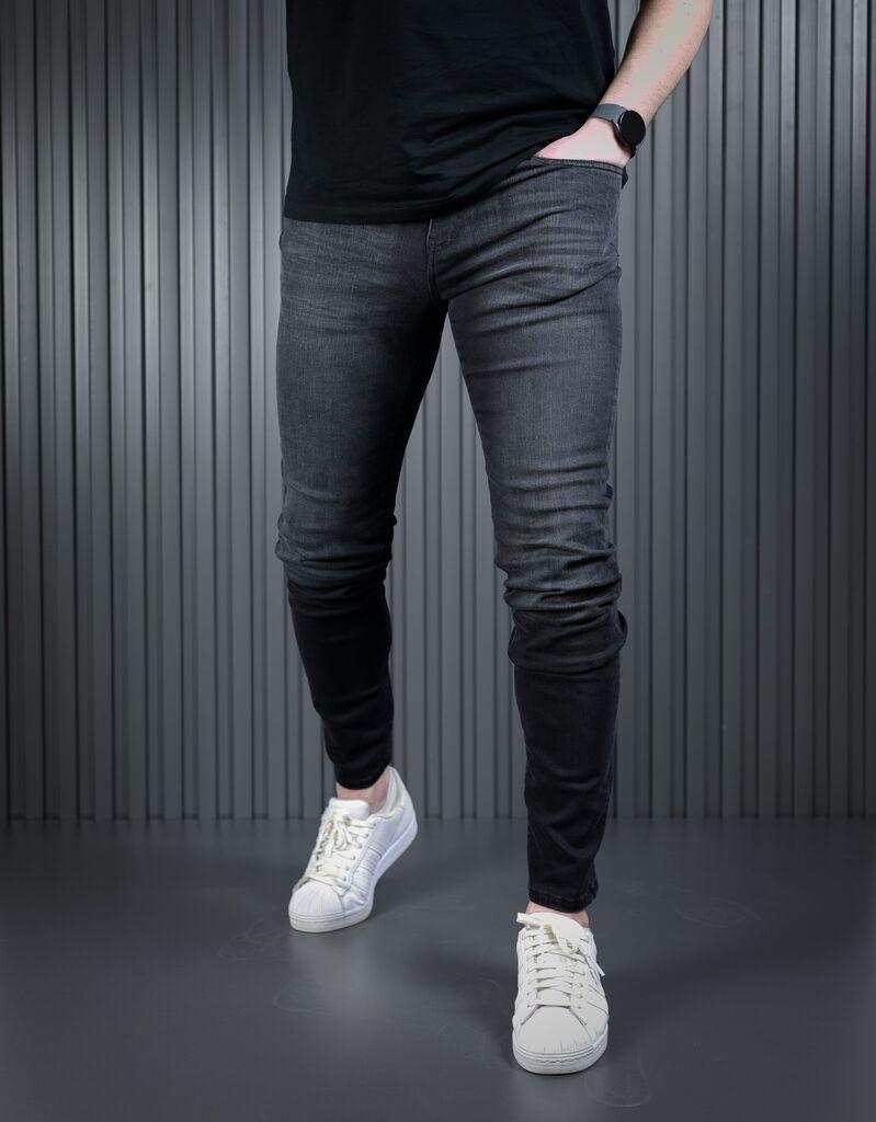 Denistar Muške farmerke 100/2803, Slim fit, Crne