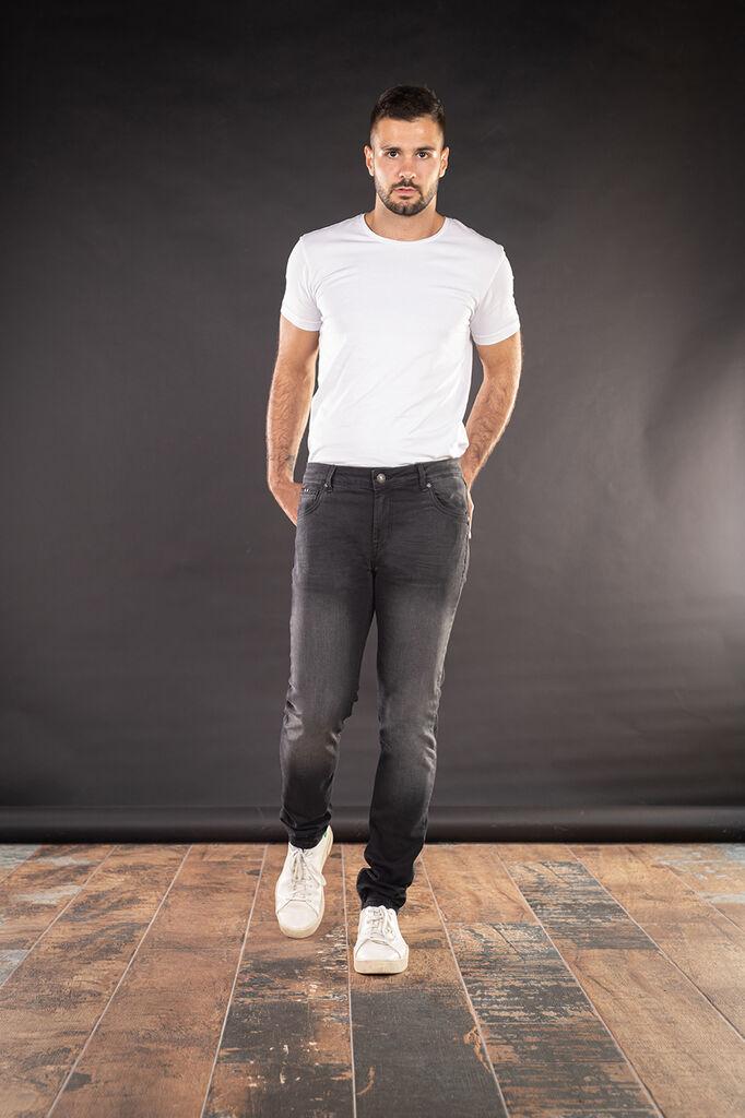 Denistar Muške farmerke 100-2376, Regular, Crne