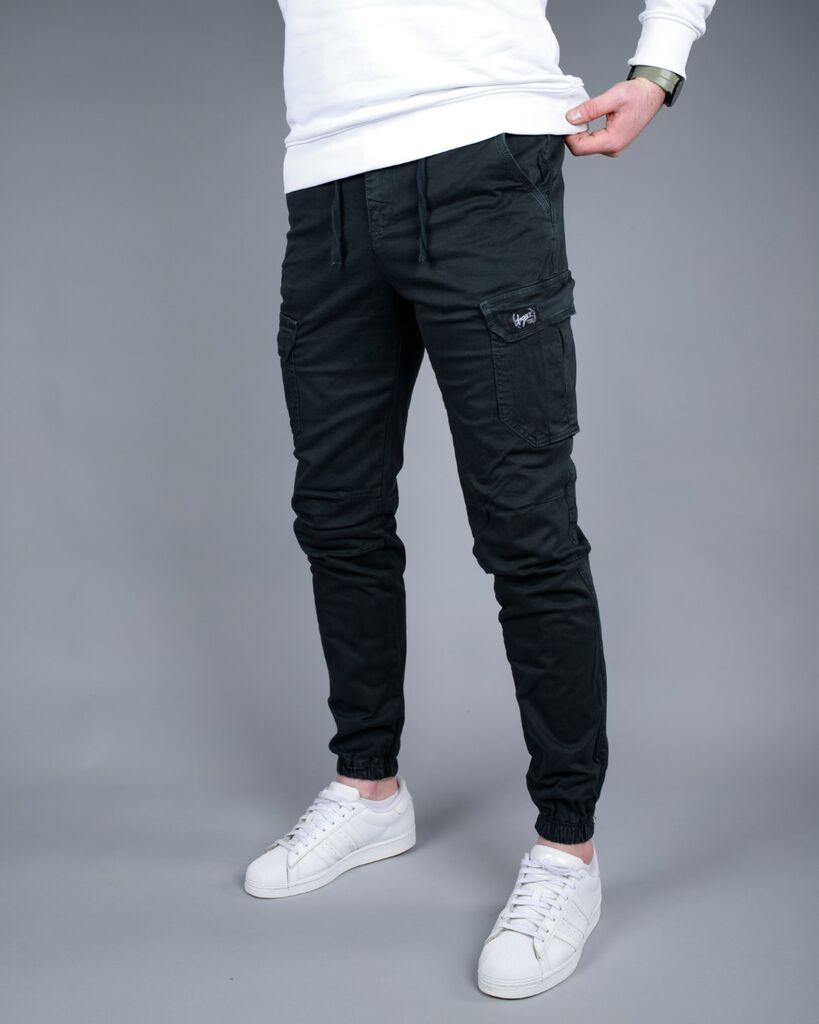 Denistar Muške pantalone 100/2865, Kargo, Tamnosive