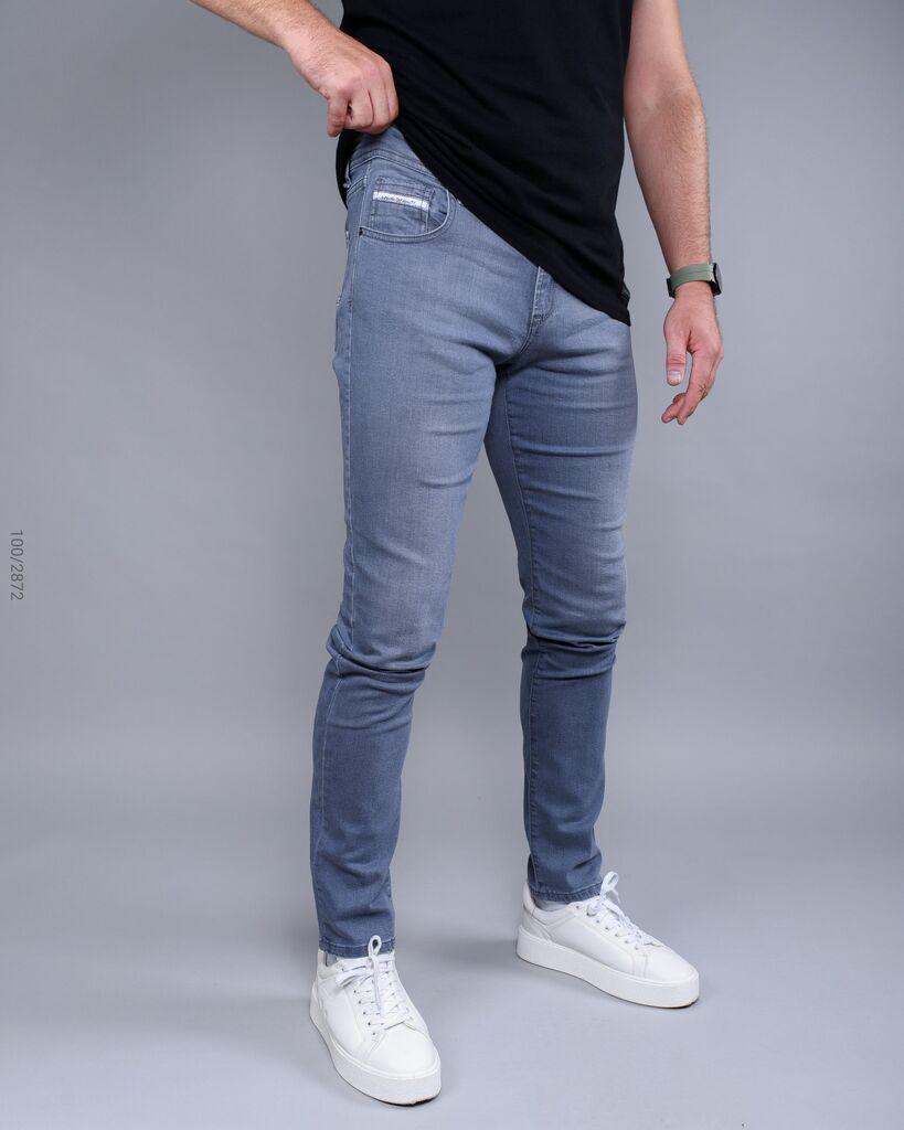 Denistar Muške farmerke 100/2872, Regular, Sive