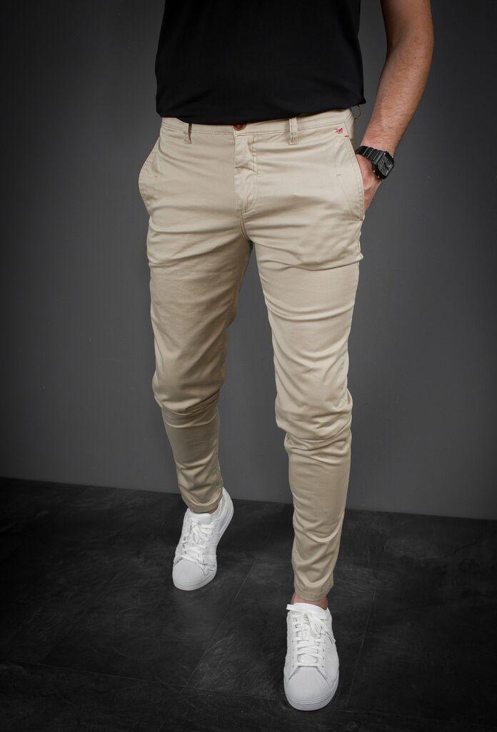 Denistar Muške pantalone 100/2635, Regular, Bež