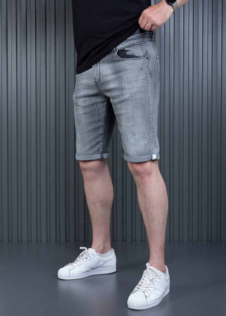 Denistar Muški šorts 100-2833, Regular, Sivi