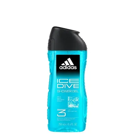 Adidas Gel za tuširanje 3u1 ice dive, 250ml