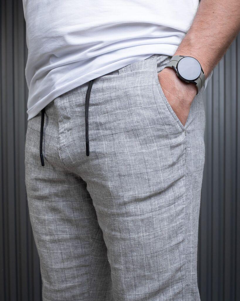 Denistar Muške pantalone 100-2734 Regular, Svetlo sive