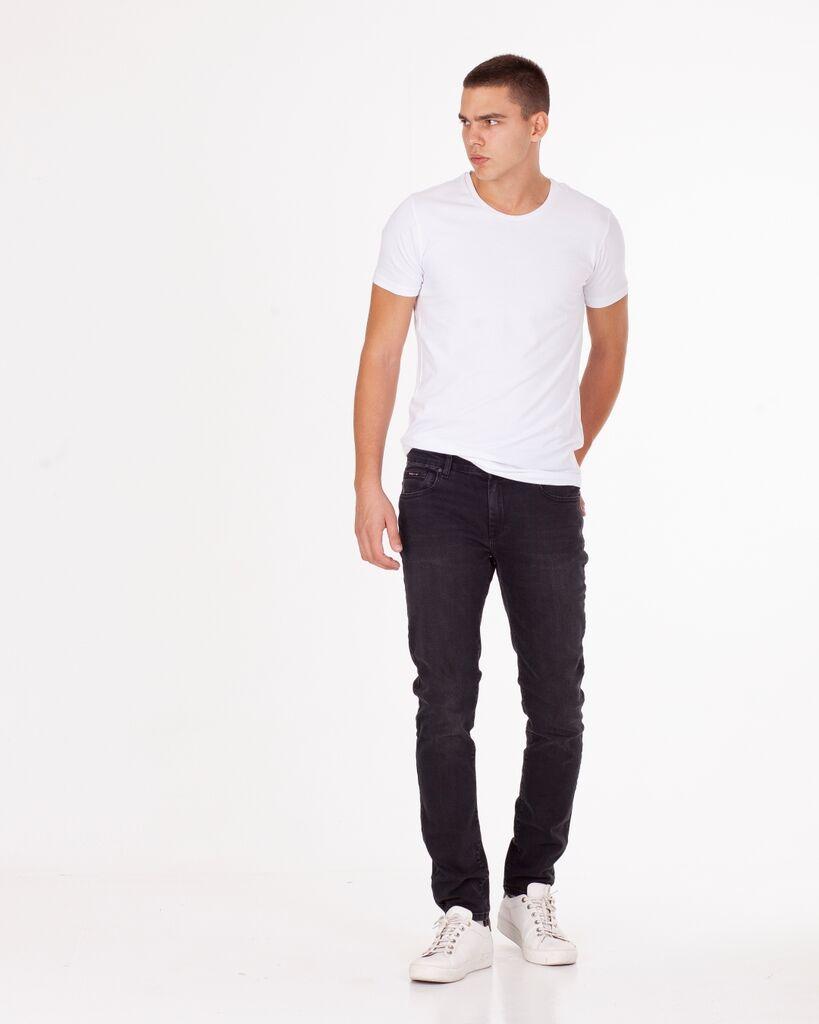 Denistar Muške farmerke 100-2506, Slim fit, Crne