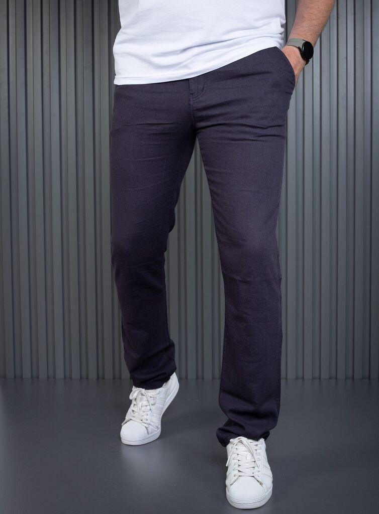 Denistar Muške pantalone 100-2737, Regular, Teget