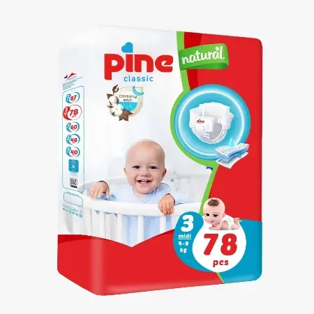 Pine Pelene Classic Natural 3, Jumbo, 4-9 kg, 78/1