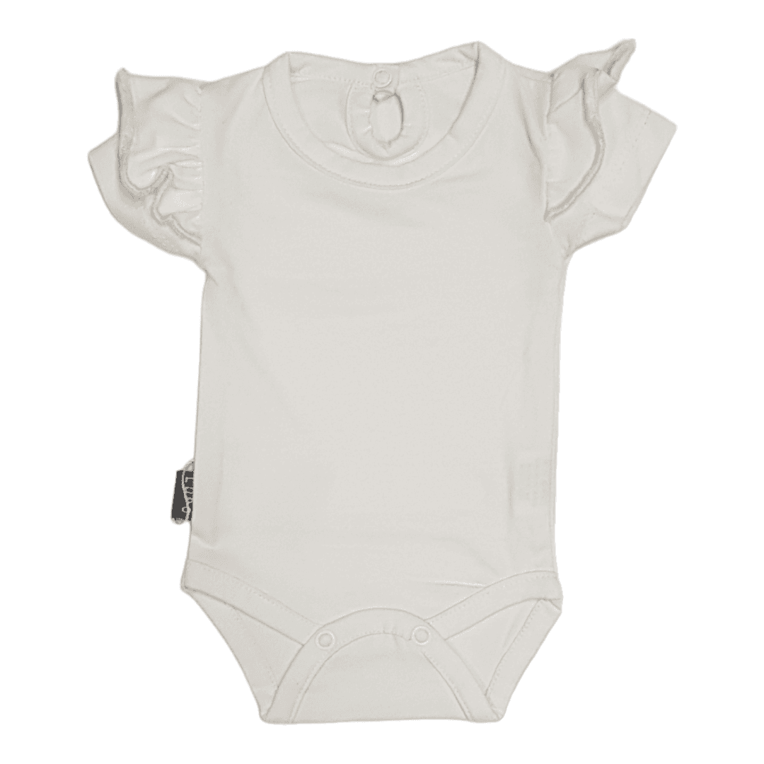LUPO BAMBINO Bodi za bebe kratkih rukava, Beli