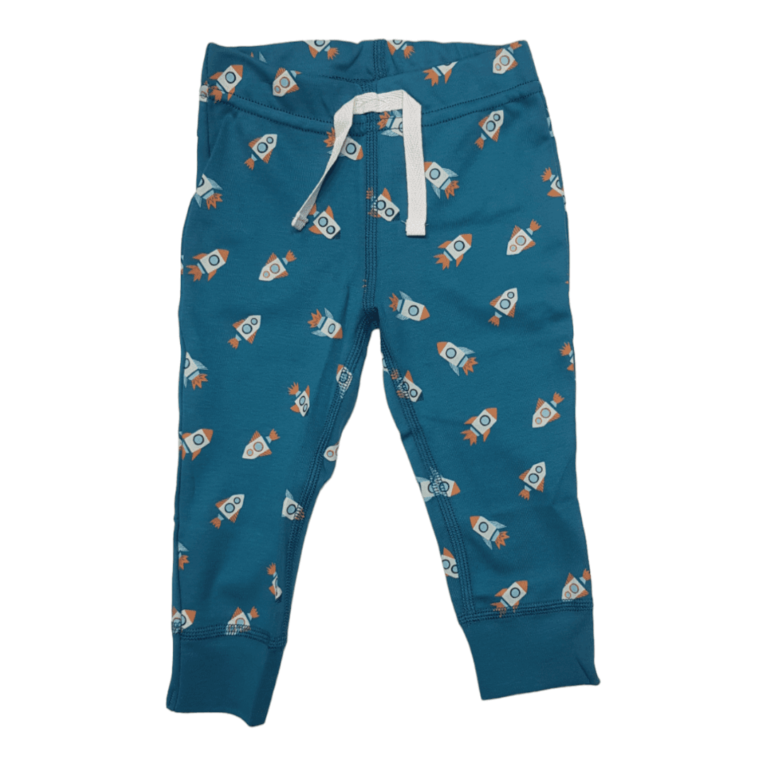 KIKO CLUB Helanke za bebe Rakete, Teget