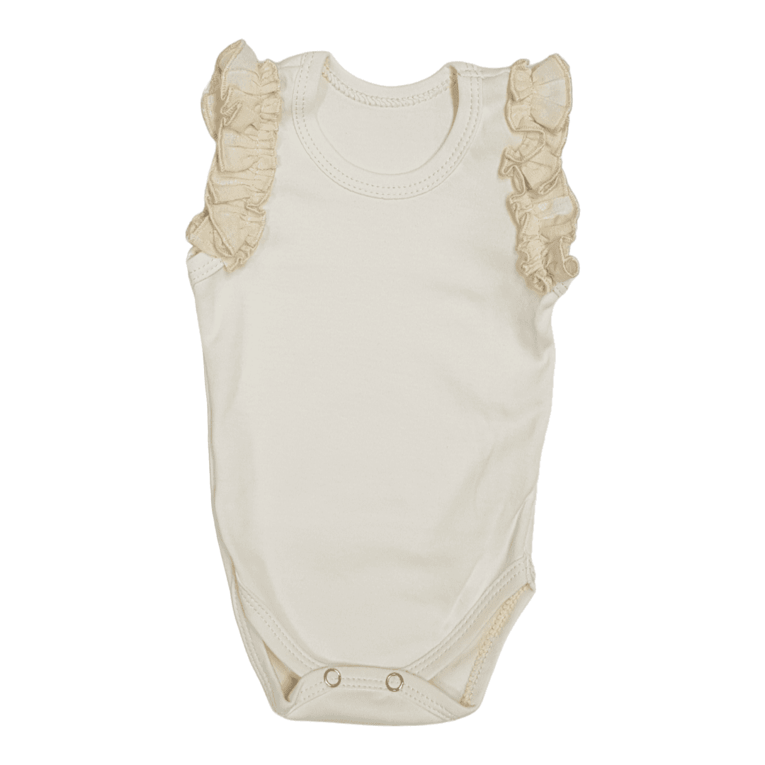 BUNNY BOO Atlet bodi za bebe, Krem