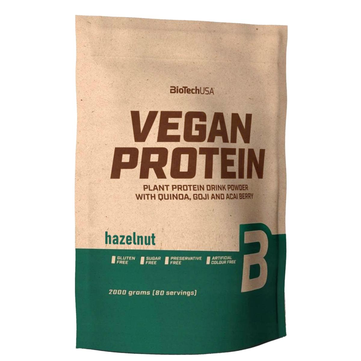 BIOTECHUSA Veganski protein Acai Goji Quinoa sa ukusom lešnika, 2kg