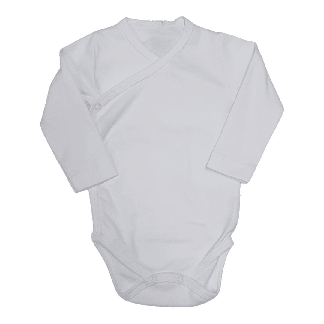 KIKO CLUB Bodi za bebe dugih rukava, Beli